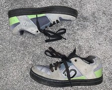 Five Ten 510 Mens MTB Shoes Size 8.5 Mountain Bike Cycling GRAY BLACK GREEN NEON