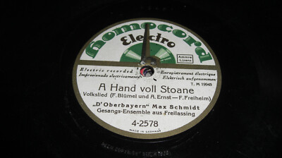 (S9122) Max Schmidt Freilassing - Hand voll Stoane - Siggerisch - D`Oberbayern