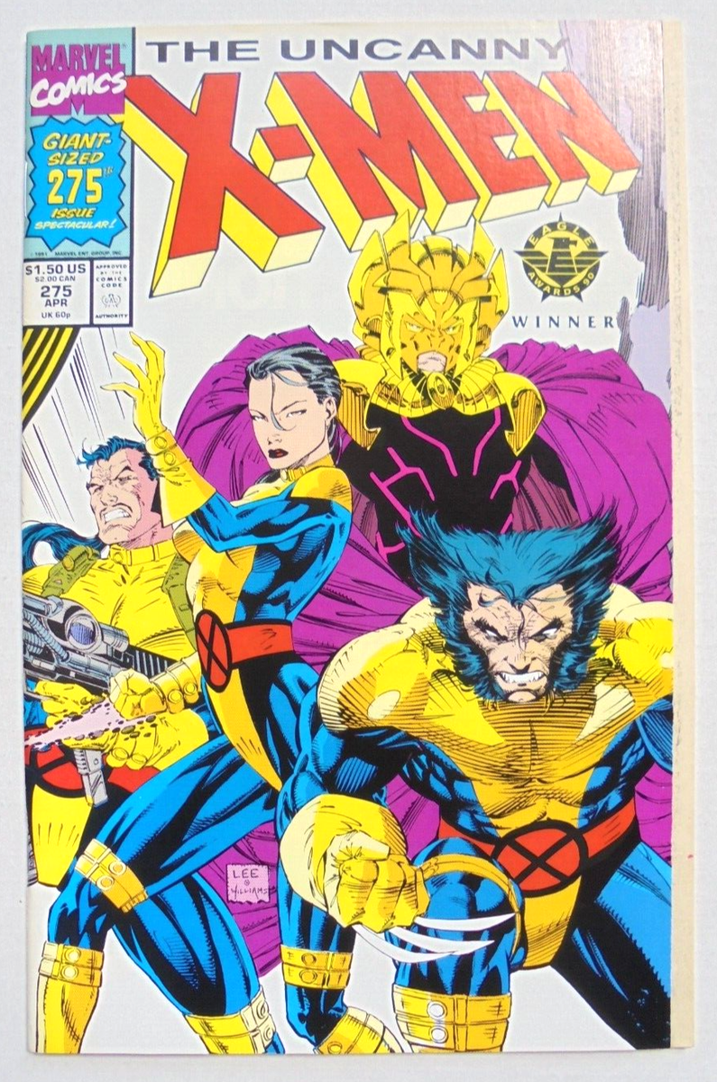 Uncanny X-Men #275 1st Print Jim Lee Gatefold Wraparound Uncanny X-Men #275 1st Print Jim Lee Gatefold Wraparound
