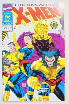 Uncanny X-Men #275 1st Print Jim Lee Gatefold Wraparound Cover