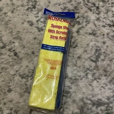 royal Maid Sponge Mop with Scrubber Strip refill NEW made in the USA