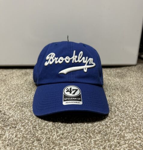 Los Angeles Dodgers 47 Brand Brooklyn Script Clean Up Strapback Hat