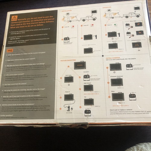 Sistema de visión trasera inalámbrico digital Yuwei - Imagen 4 de 4