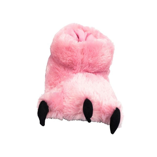 pink bear paw slippers