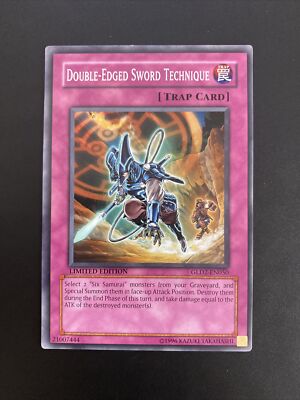 Yu Gi Oh Double Edged Sword Technique Gld2-de050 Eng Limited Ed Common Common