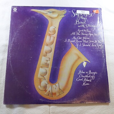 Supersax Plays Bird With Strings   Record Album Vinyl LP