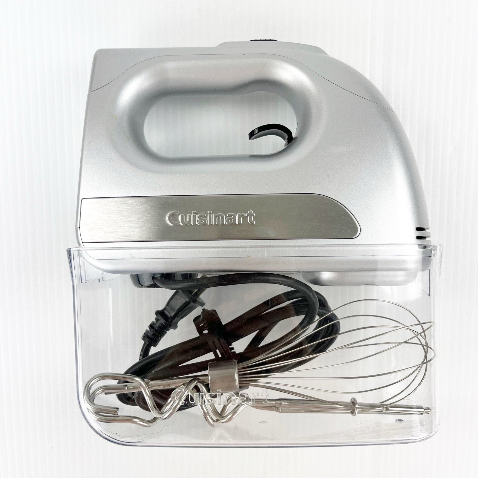 Cuisinart Power Advantage 7 Speed Silver Hand Mixer Storage Case 1