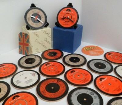 BEE GEES DRINKS COASTERS Upcycled Vinyl Records Hit 1970's 1980's Singles