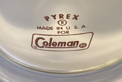 Coleman US PYREX 252A刻印 ストレートグローブ 1952年 Coleman US PYREX 252A刻印 ストレートグローブ 1952年 - メルカリ