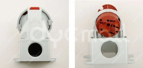 MENNEKES TYP 2644 Receptacle Socket 400-440V/IP 67/3h/32A/3P+E/50-60Hz - Image 4 of 4