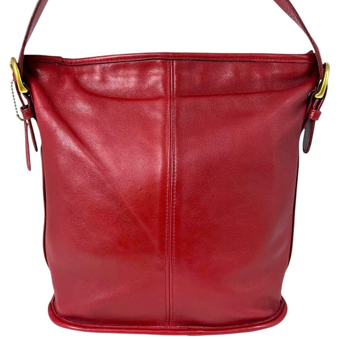 Extremely Rare Made In USA Old Coach 4153 Shoulder Bag Red