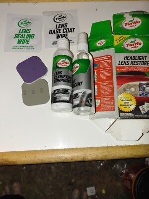 TURTLE WAX T240KT HEADLIGHT LENS RESTORATION FULL KIT Fastest And BEST Results.
