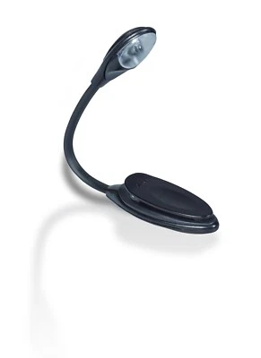 ST HELENS HOME & GARDEN Battery Operated Book Light with LED Flexible Head & Sturdy Clip Reduce Strain
