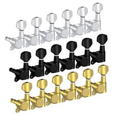 FLEOR Right-Hand Electric Guitar Tuning Pegs Tuners Machine Head 6R Small Button