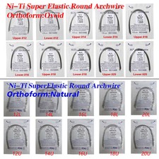 Sale Orthodontic Super Elastic Niti Round Arch Wire Ovoid/Natural Form 10PC