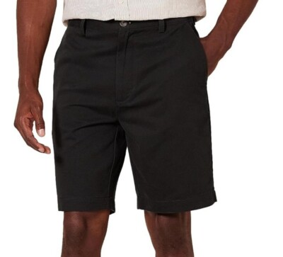 New Amazon Basics Black Shorts Men's Size 33 Classic-Fit 9'' Short
