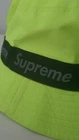 FW17 Supreme Taped Seam crusher M/L Nylon bucket hat 3M Reflective Logo Taping