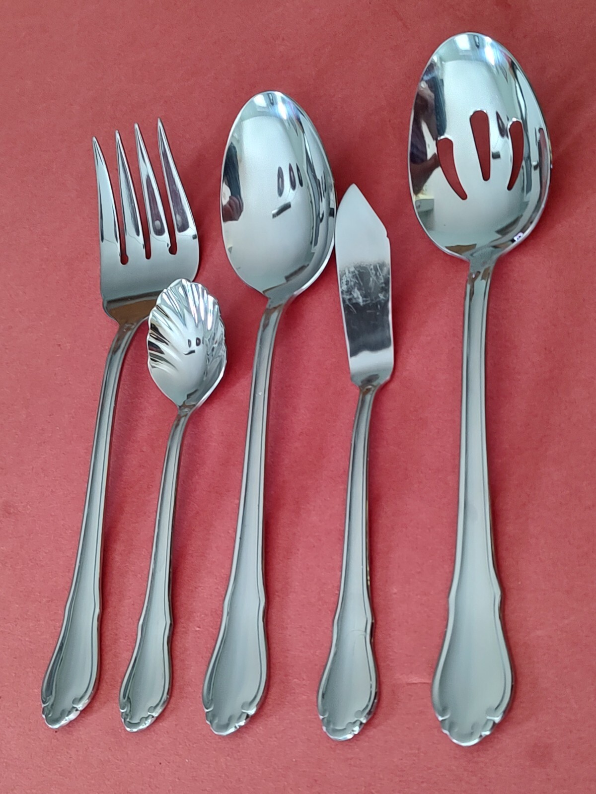 Hampton Silversmiths SHELBY Stainless Flatware CHOICE Forks Spoons