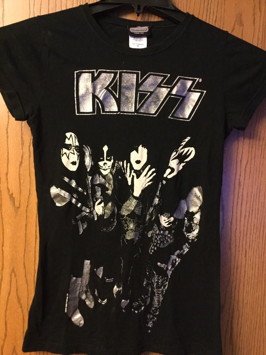 Kiss Shirt Dames KISS Ladies Embellished T-Shirt: Logo