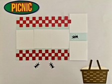 Picnic Ants mini scrapbook kit handmade 12 pieces