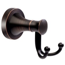 Bronze Towel Hooks Bathroom Robe Hook Oil Rubbed Heavy Duty Double Towel Hook...