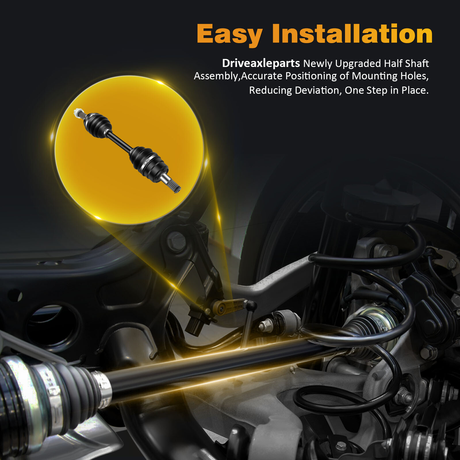 Front Left Right CV Axle For 2005 - 2006 Kawasaki Brute Force 650 Prairie 700