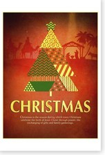 Christmas Wall Decor Holiday Poster