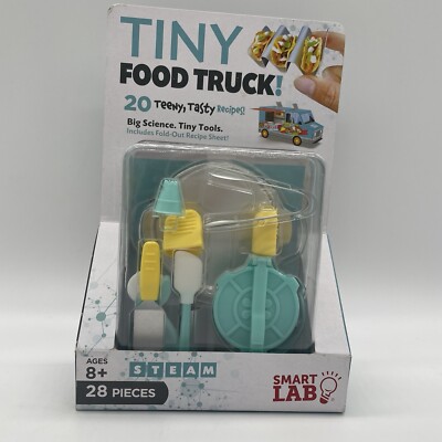 Smart Lab STEAM Tiny Food Truck Big Science Tiny Tools 20 Recipes NEW Sealed