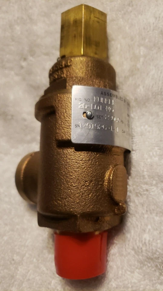 KUNKLE SAFETY RELIEF VALVE 3/4" 20-D01-MG SET 280 PSI CAPACITY 35 GPM - Image 2 of 4