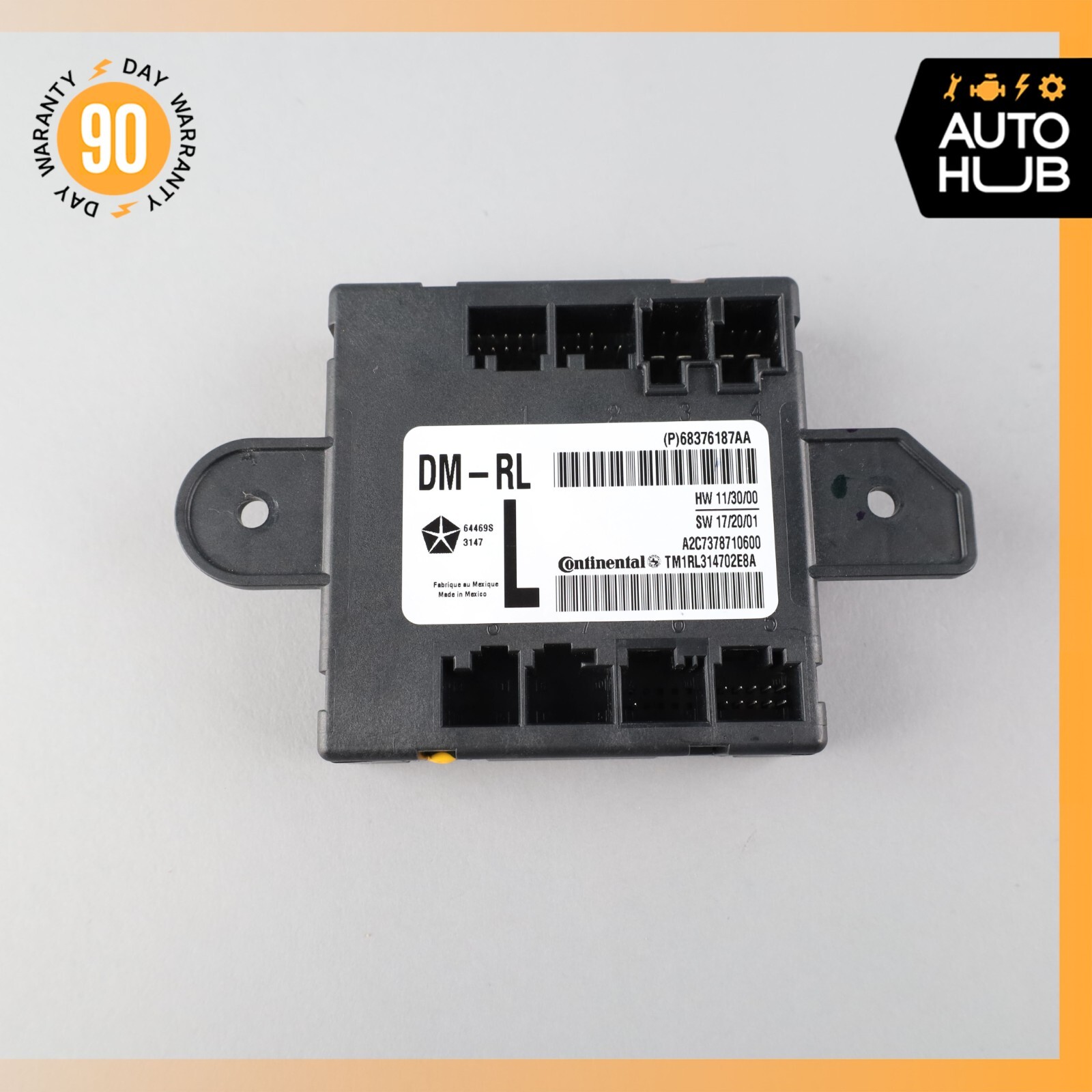 17-20 Maserati Levante M161 Rear Left Driver Side Door Control Module OEM 64k