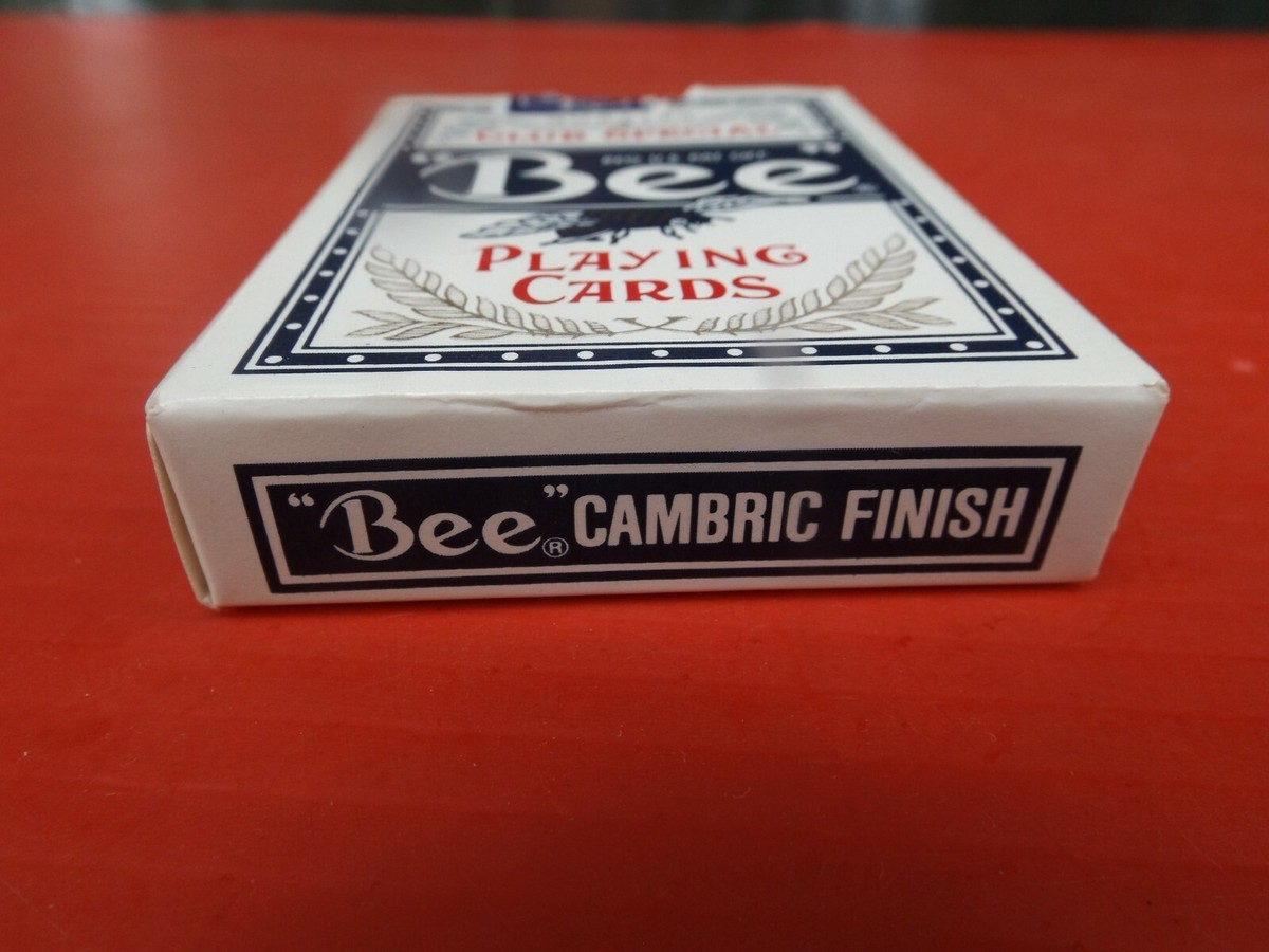 Vintage Jerry's Nugget Casino Playing Cards Bee - Teal Diamond