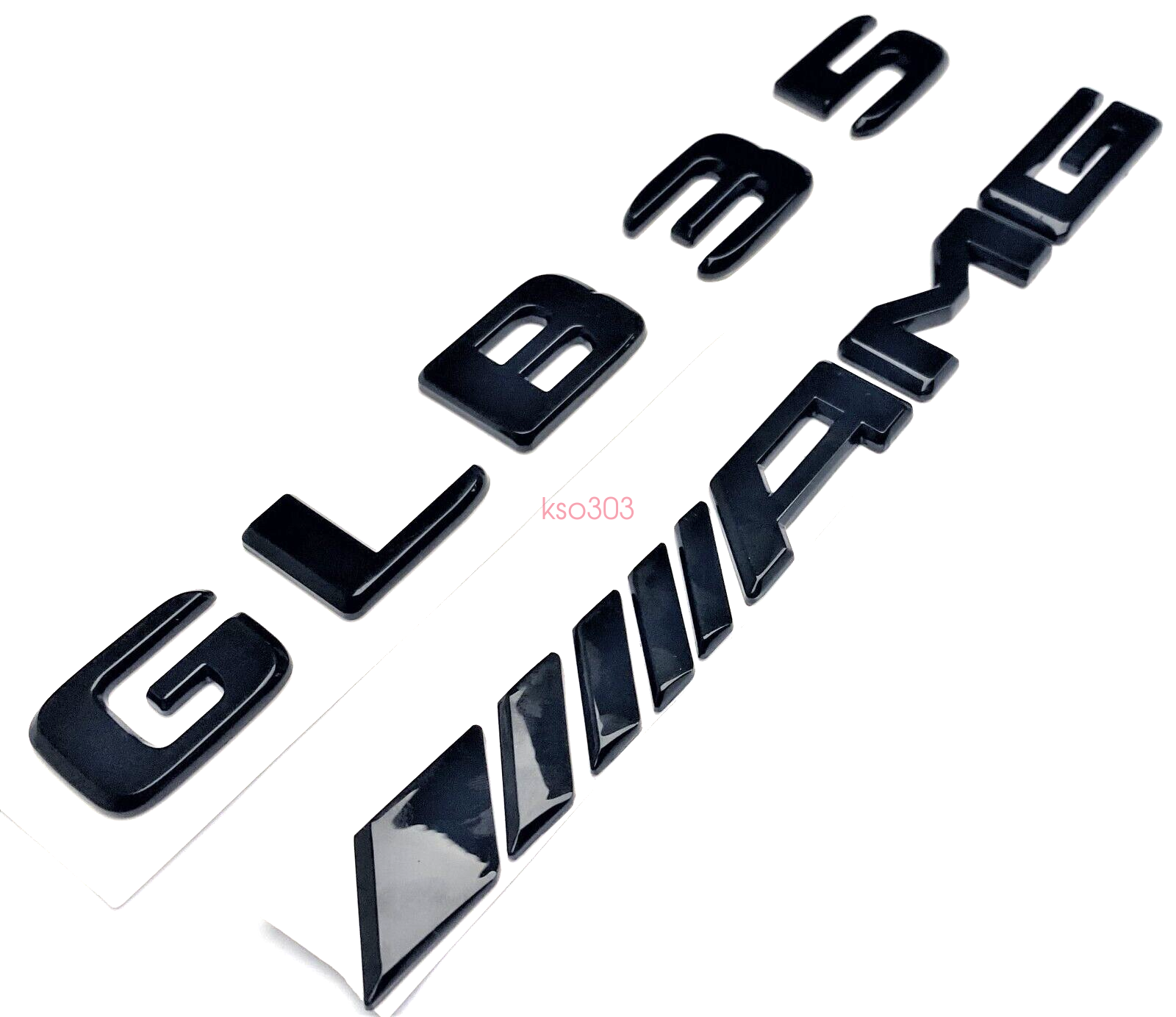 BLACK GLB35 + AMG MERCEDES GLB35 LIFTGATE REAR TRUNK NAMEPLATE EMBLEM BADGE