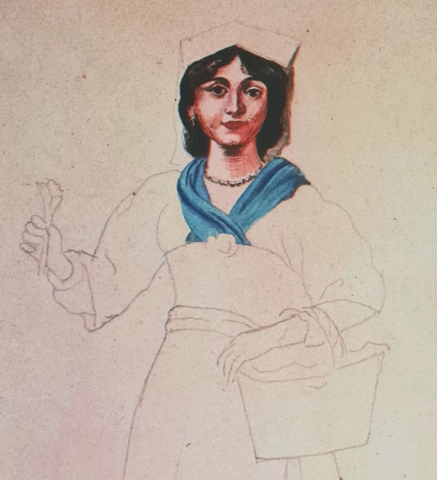 PABLO PICASSO * Italian Woman * 38 x 28 cm * signed lithograph*limited # xx/250 - Bild 4 von 4