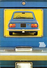 Fiat 124 Sport Coupe 1972 UK Market Sales Brochure 1400 1600