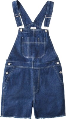 BRIXTON Women's CHRISTINA SHORT OVERALLS - Large - Indigo Rinse - NWT