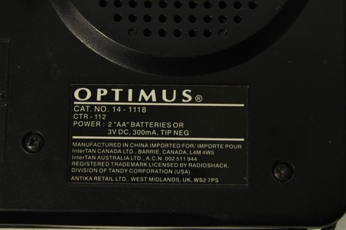 OPTIMUS CTR-112, cassette voice recorder. (ref K 026) - Picture 5 of 6