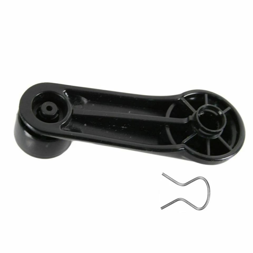 2 nuevas manivelas de manivela de ventana manual NEGRAS para camioneta Nissan 720 D21 1985-1997 Foto 3 de 3