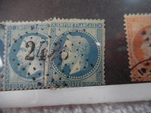 4 Rare France Stamps Empire Franc A3 Postes 20c 40c 160-40X - Picture 5 of 7