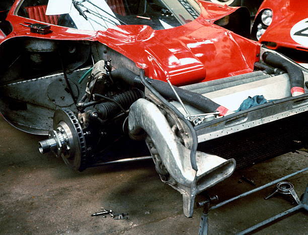 Vintage 1967 Ferrari 330 P4 Racing at Le Mans Photo