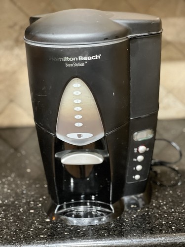 Hamilton Beach Model#47234Black 12 Cup Brew Station Works ! No Box