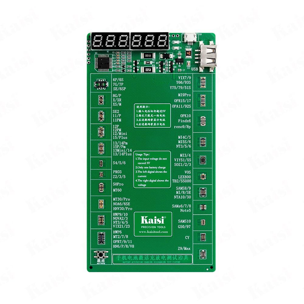 Professional Battery Tester Battery Activation Charge Board, Phone Battery Re...