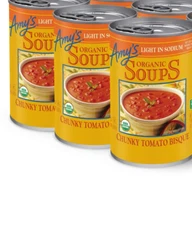 Amy's Organic Light In Sodium Chunky Tomato Bisque 14.5 oz (Pack of 3)Exp:2/2026