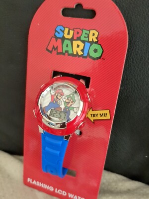 Nintendo Super Mario Bros New Digital Watch with Flashing LED