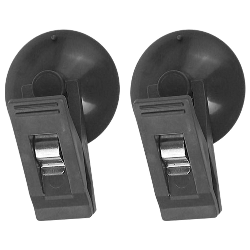 Car Interior Window Clip Car Glasses Holder Auto Interior Parts (Black