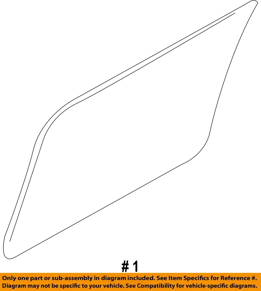 Стекло левой задней двери от оригинального производителя 97 98 99 00 01 02 03 04 Mitsubishi Montero Sport - Изображение 4 из 4