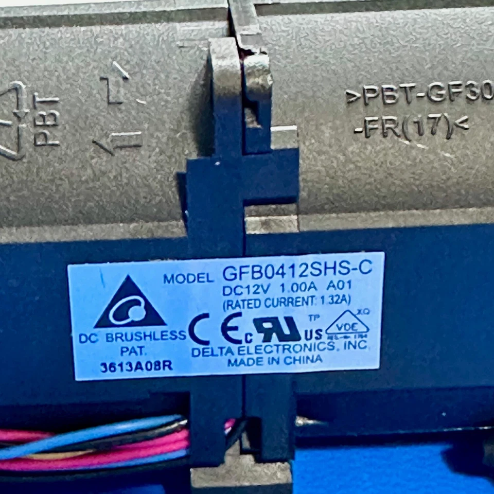 Supermicro FAN-0101L4 Rev D Delta GFB0412HH 40×40×56 mm 12 V Server Fan (5-Pack) - Image 3 of 4