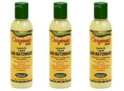 BL Africas Best Orig Hair Mayo Leave-In 6oz X 3 Counts