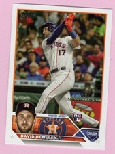 2023 Topps 582 Montgomery Club #649 David Hensley RC Houston Astros