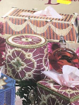 Boîte en tissu toile de Jouy pour mouchoirs jetable - Décoration