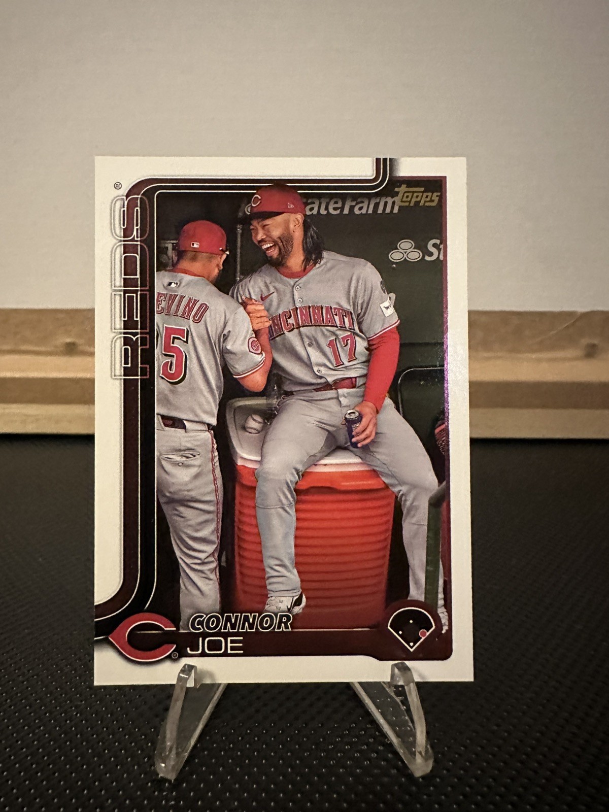 2025 Topps Update Connor Joe Golden Mirror Photo Image Variation SSP Reds #US58